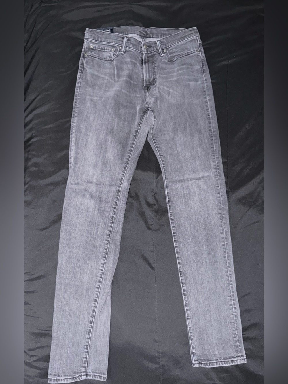 Abercrombie Felix Super Slim Stretch Jeans - Charcoal - 32x34